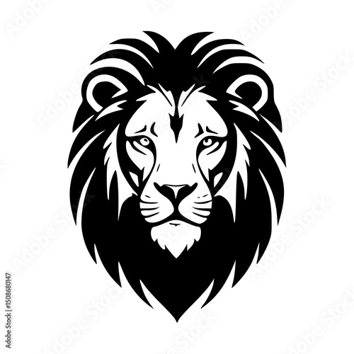 Lion head vector illustration