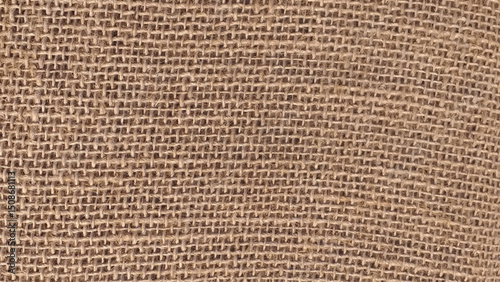 Brown burlap sackcloth texture background photo