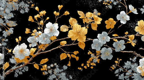 cherry blossom, flower, pattern, floral, seamless, vector, illustration, nature, spring, blossom, design, wallpaper, decoration, flowers, pink, cherry, tree, art, leaf, beauty, plant, texture, branch,
