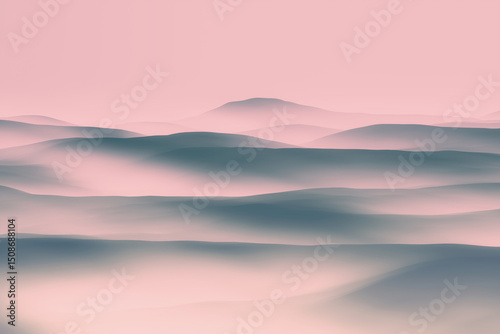 serene pastel minimal lands...