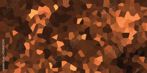 Abstract geometric mosaic with earth tones displaying a modern artistic background suitable for creative visuals and design projects