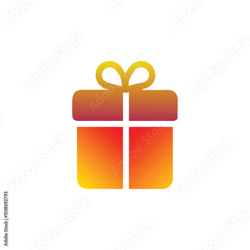 Colorful Gradient Gift Box Icons. Vibrant Present Illustrations for Holiday, Birthday, Celebration, Festive Packaging, Wrapping, and Special Occasion Designs.