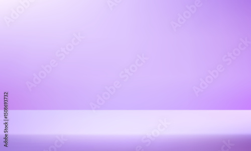 Pastel Purple color studio background. Space for selling products on the website. Vector illustration.