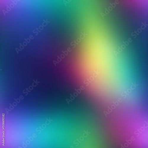 Jewel Tone Holographic Gradient Background – Soft Blurred Colorful Texture.Perfect for digital background, designs, website backgrounds, app interfaces, posters, branding materials