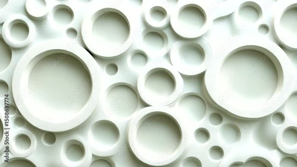 Abstract white circles pattern Abstract white circles pattern