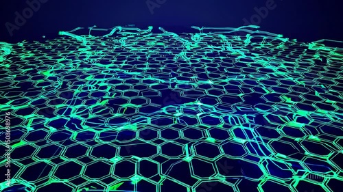 abstract blue background with bubbles