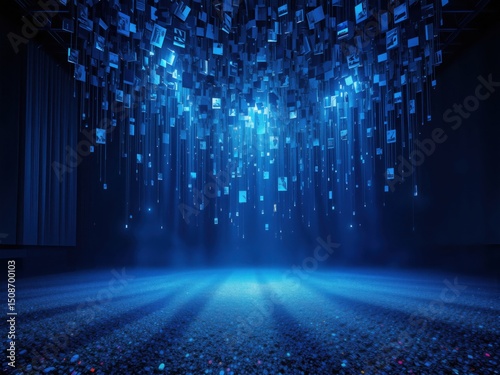 abstract blue background