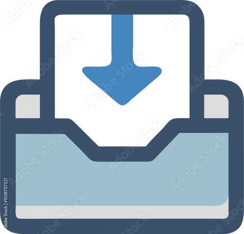 Inbox icon vector