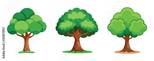 Unique Cartoon Tree Designs