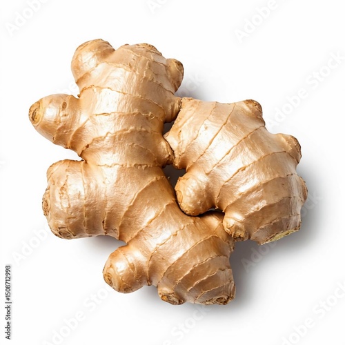 Ginger isolated on white background.
