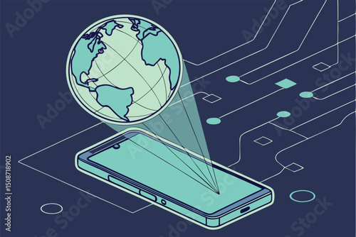 global communication concept