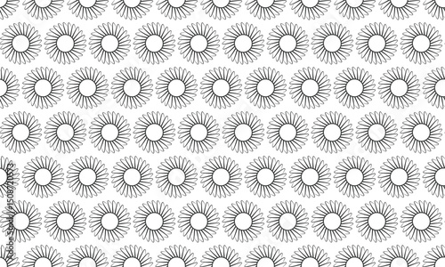 Elegant minimalist sunburst pattern.  Repeatable design ideal for backgrounds, textiles, or web design.  Clean lines and subtle texture create a sophisticated, modern aesthetic.