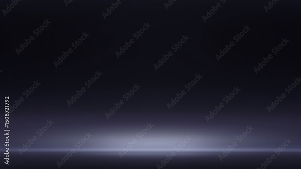 Fototapeta premium 어두운 무대 배경과 고요한 스포트라이트 장면 AI 생성
