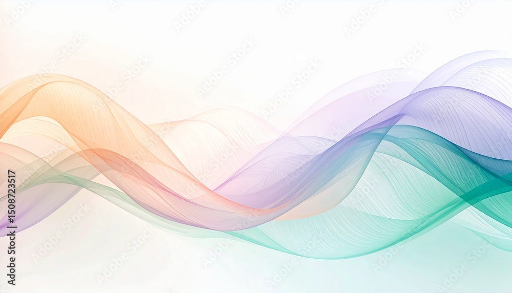 Fototapeta premium abstract colorful wave background