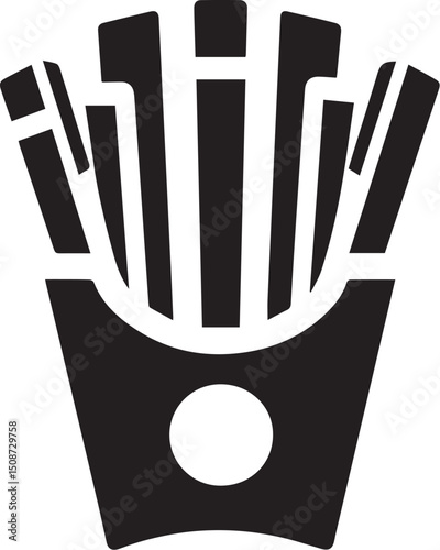 Vector Illustration of French Fries