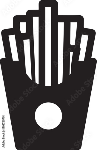 Vector Illustration of French Fries