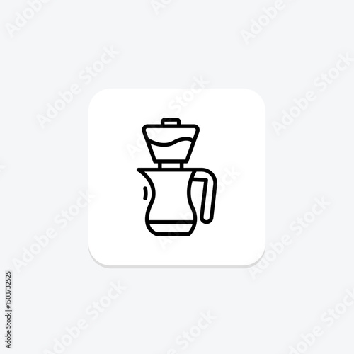 Coffee Maker, vector, pixel perfect, illustrator file