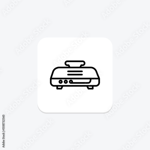 Electric Grill, vector, pixel perfect, illustrator file