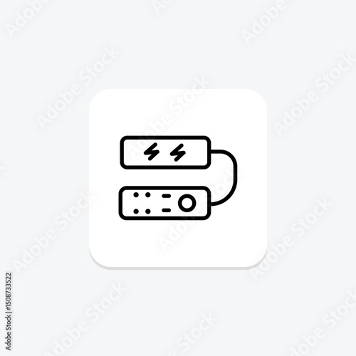 Surge Protector, vector, pixel perfect, illustrator file