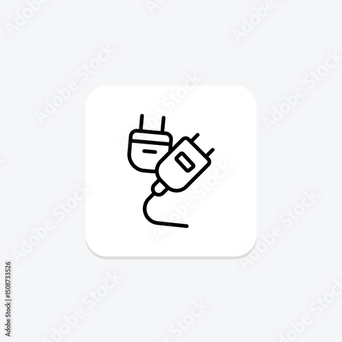 Plug Adapter, vector, pixel perfect, illustrator file