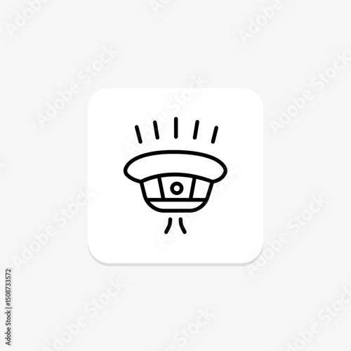Smoke Detector, vector, pixel perfect, illustrator file