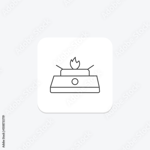Stove, vector, pixel perfect, illustrator file
