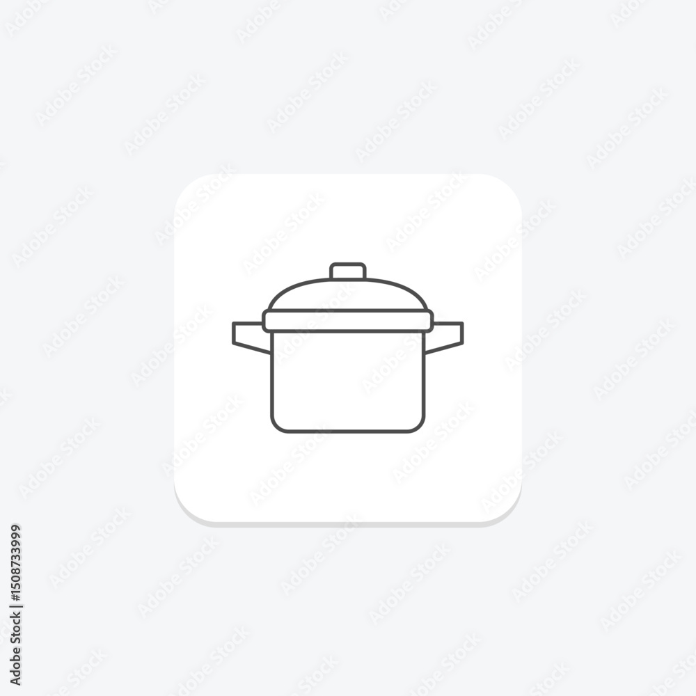 Obraz premium Pressure Cooker, vector, pixel perfect, illustrator file