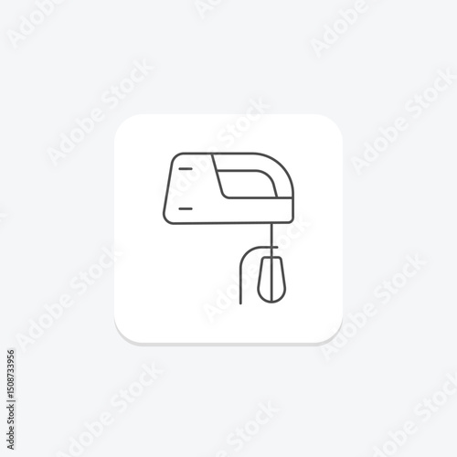 Mixer, vector, pixel perfect, illustrator file