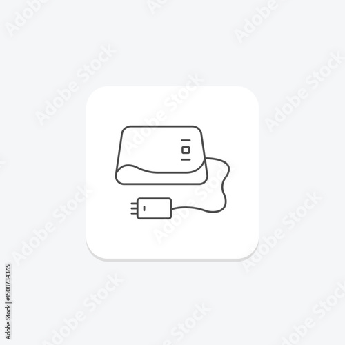 Electric Blanket, vector, pixel perfect, illustrator file
