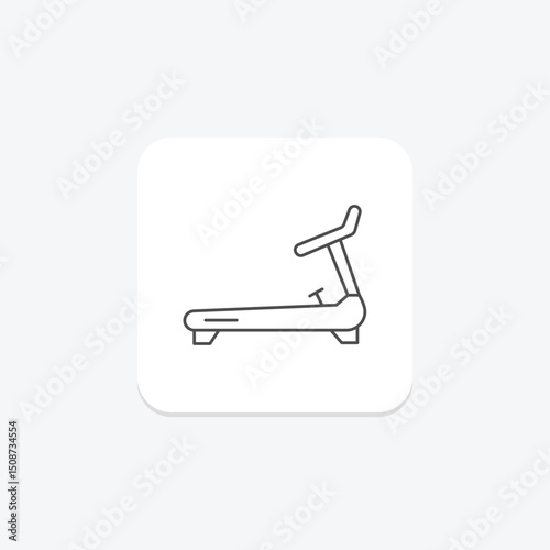 Treadmill, vector, pixel perfect, illustrator file