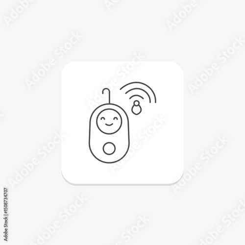 Baby Monitor, vector, pixel perfect, illustrator file