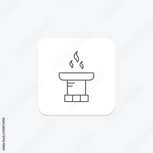 Chimney, vector, pixel perfect, illustrator file