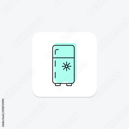 Freezer, vector, pixel perfect, illustrator file