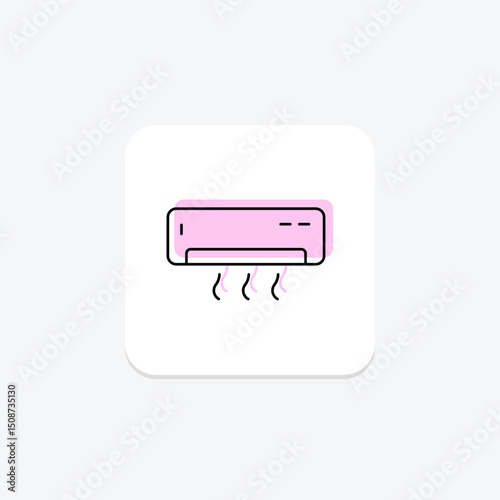 Air Conditioner, vector, pixel perfect, illustrator file