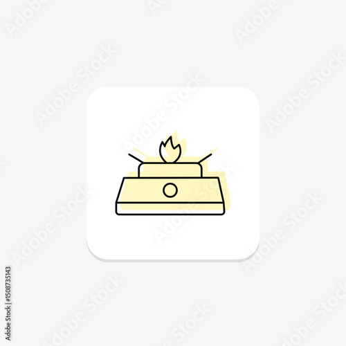 Stove, vector, pixel perfect, illustrator file