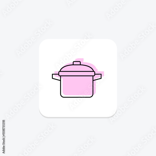 Pressure Cooker, vector, pixel perfect, illustrator file