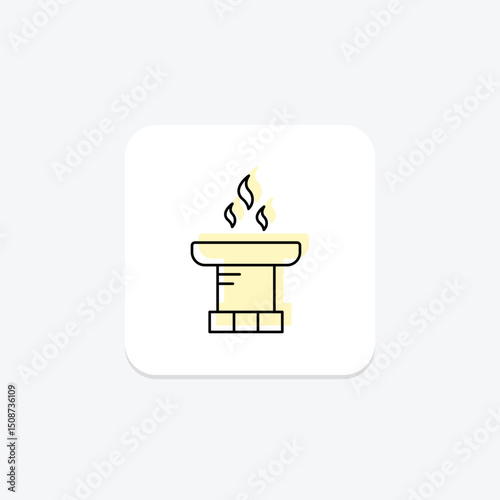 Chimney, vector, pixel perfect, illustrator file