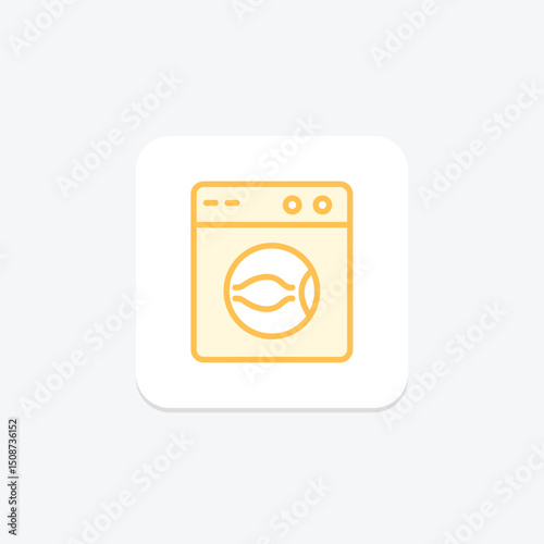 Washing Machine, vector, pixel perfect, illustrator file