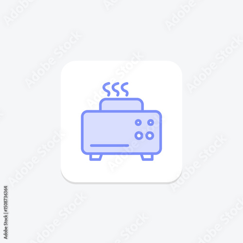 Toaster, vector, pixel perfect, illustrator file