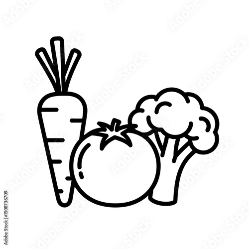Vegetable Icon Design