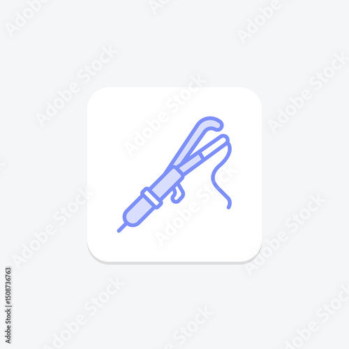Hair Curler, vector, pixel perfect, illustrator file