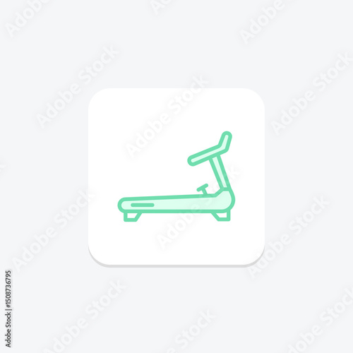 Treadmill, vector, pixel perfect, illustrator file