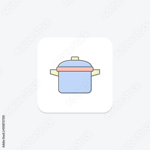 Pressure Cooker, vector, pixel perfect, illustrator file