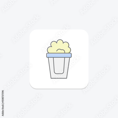 Popcorn Maker, vector, pixel perfect, illustrator file