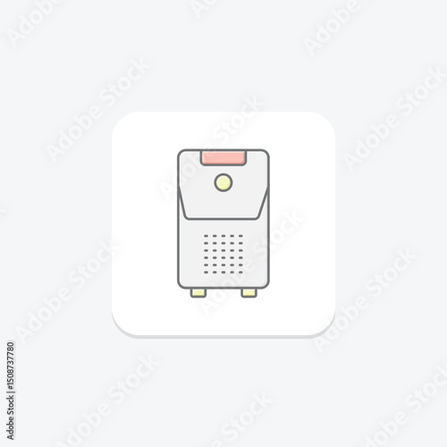 Dehumidifier, vector, pixel perfect, illustrator file