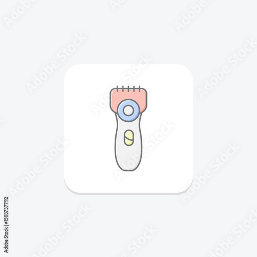 Electric Shaver, vector, pixel perfect, illustrator file