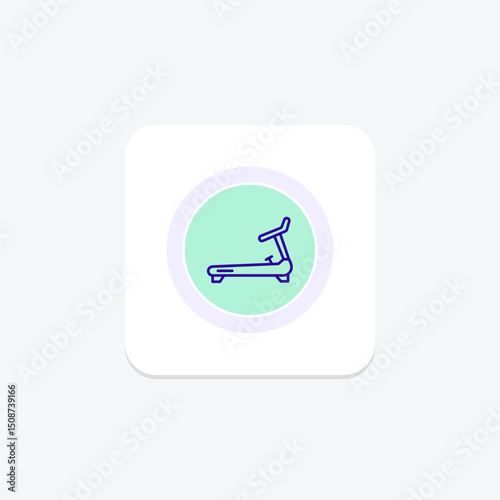 Treadmill, vector, pixel perfect, illustrator file