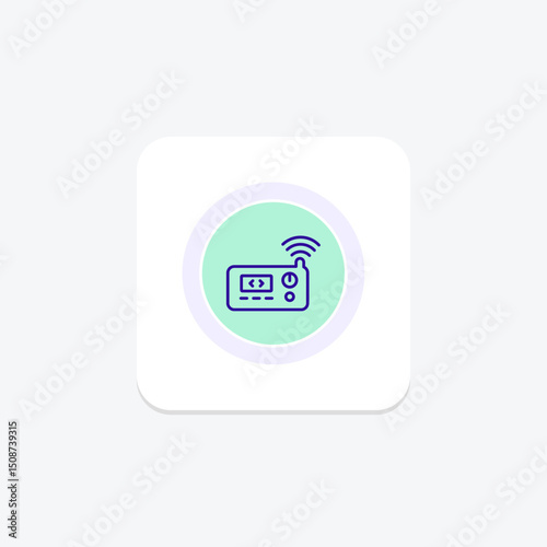 Smart Thermostat, vector, pixel perfect, illustrator file