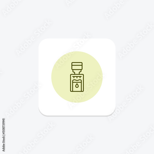 Water Dispenser, vector, pixel perfect, illustrator file