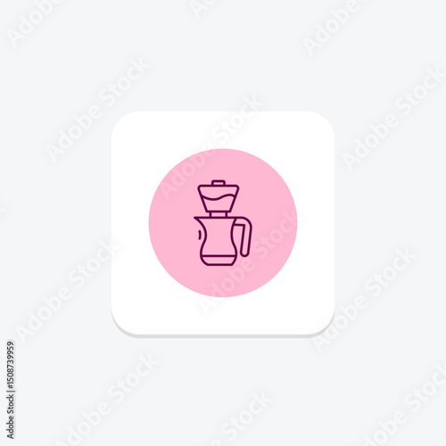 Coffee Maker, vector, pixel perfect, illustrator file